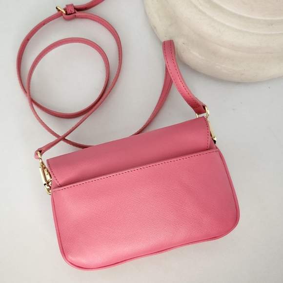 AUTHENTIC TORY BURCH Pink Robinson Mini Crossbody - Picture 2 of 15
